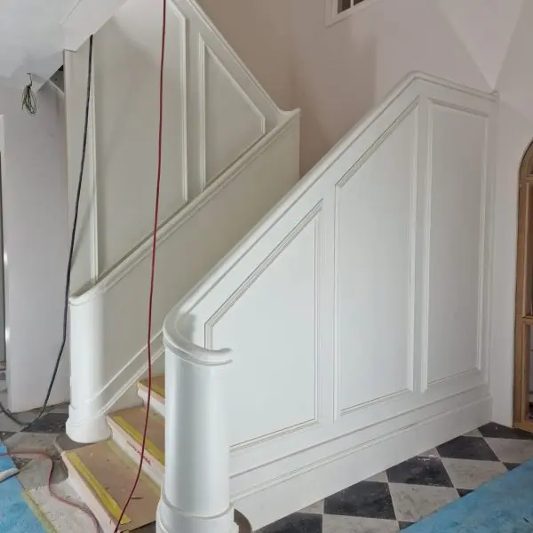 Eiken trap met Klassieke Borstwering 3